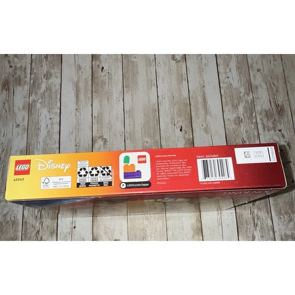 LEGO Disney‎ Simba The Lion King Cub 43243 Building Set NEW Sealed - Picture 6 of 7